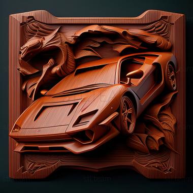 3D model Lamborghini Diablo (STL)
